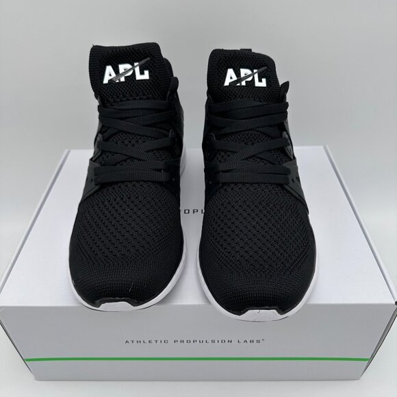 APL Men\'s Ascend Lightweight TechLoom Training Sneaker,‎ Size 8, Black/White main image 4